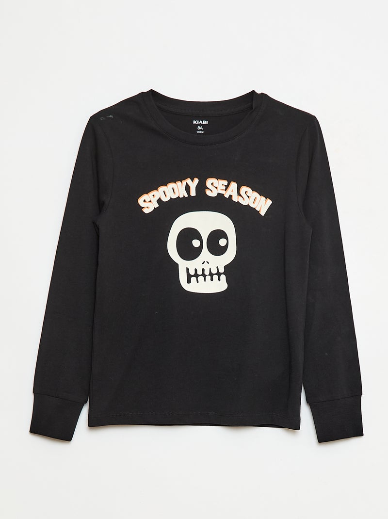 Lange pyjama 'Halloween' - 2-delig Zwart - Kiabi