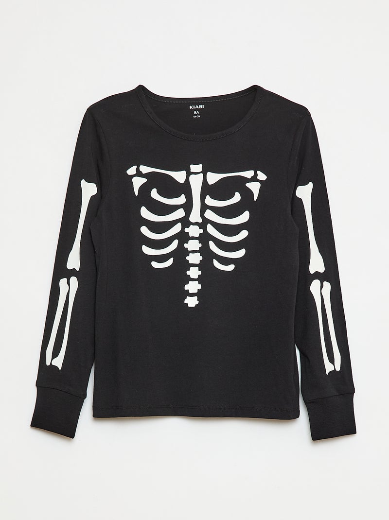 Lange pyjama 'Halloween' - 2-delig Zwart - Kiabi