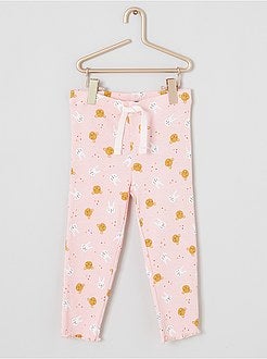 Lange pyjama met dierenprint - Kiabi