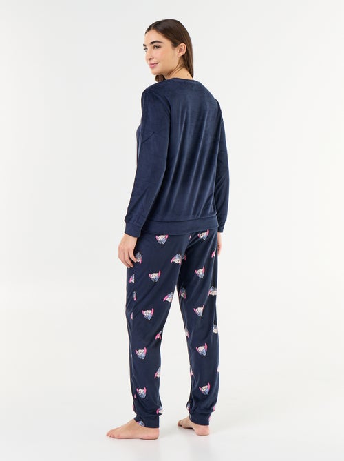 Lange pyjama met 'Disney'-print - 2-delig - Kiabi