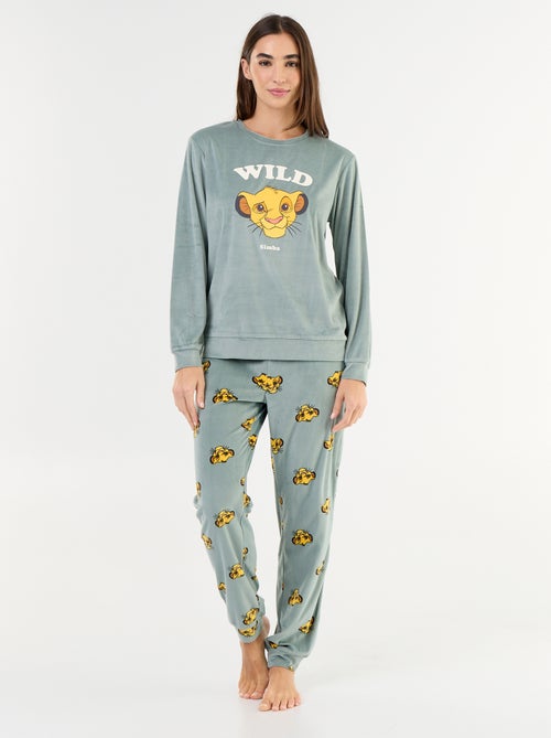 Lange pyjama met 'Disney'-print - 2-delig - Kiabi