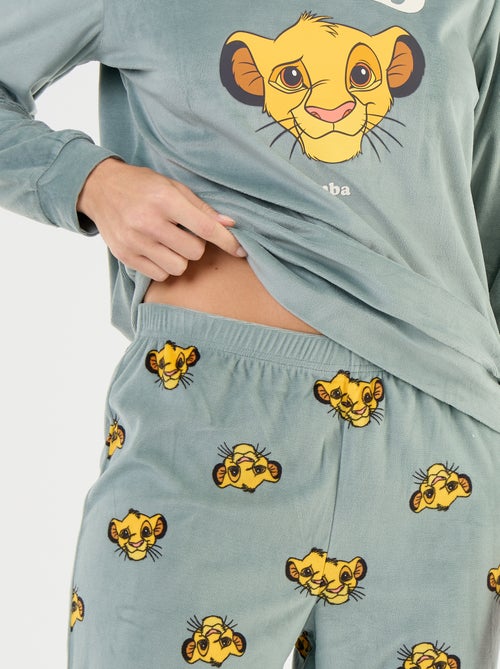 Lange pyjama met 'Disney'-print - 2-delig - Kiabi