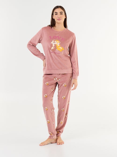 Lange pyjama met 'Disney'-print - 2-delig - Kiabi