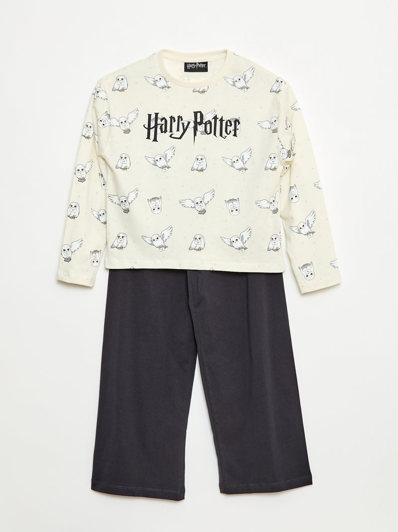 Lange pyjama met 'Harry Potter'-print - 2-delig Zwart - Kiabi