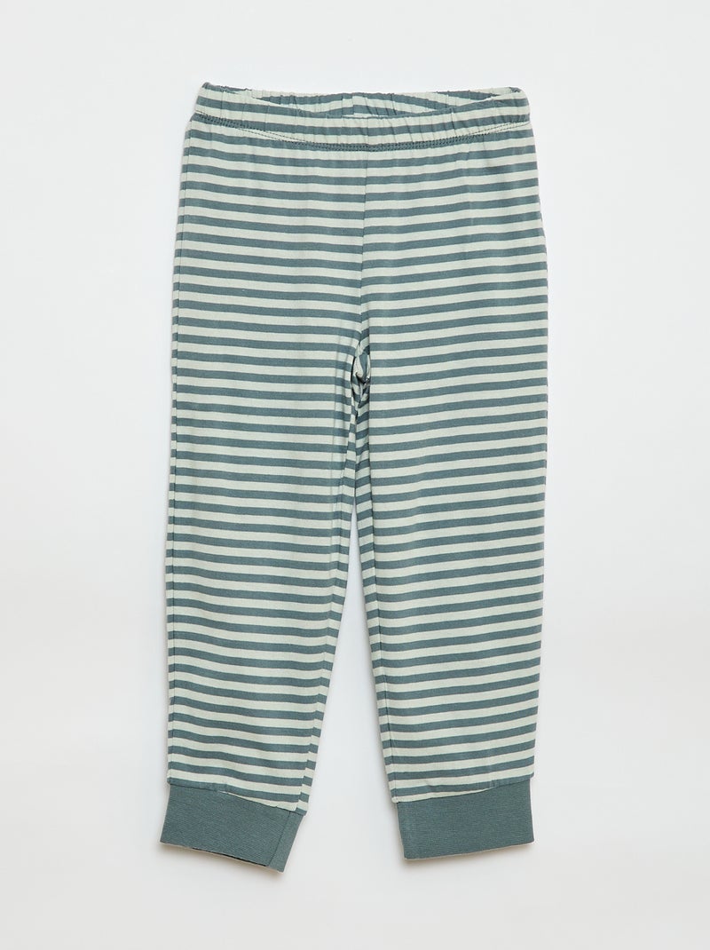 Lange pyjama met 'Jurassic World'-print Groen - Kiabi