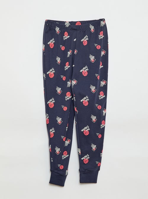 Lange pyjama met print - 2-delig - Kiabi