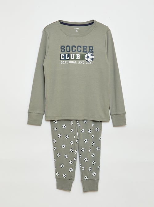 Lange pyjama met print - 2-delig - Kiabi