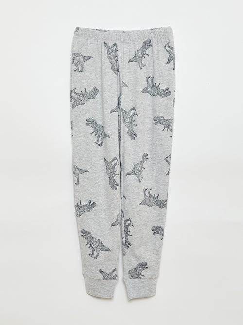 Lange pyjama met print - 2-delig - Kiabi