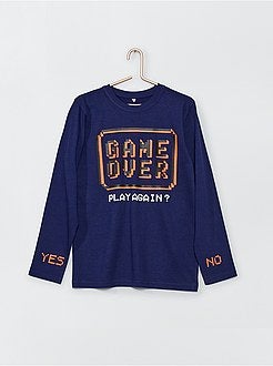 Lange pyjama met print - Kiabi