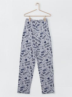 Lange pyjama met print - Kiabi