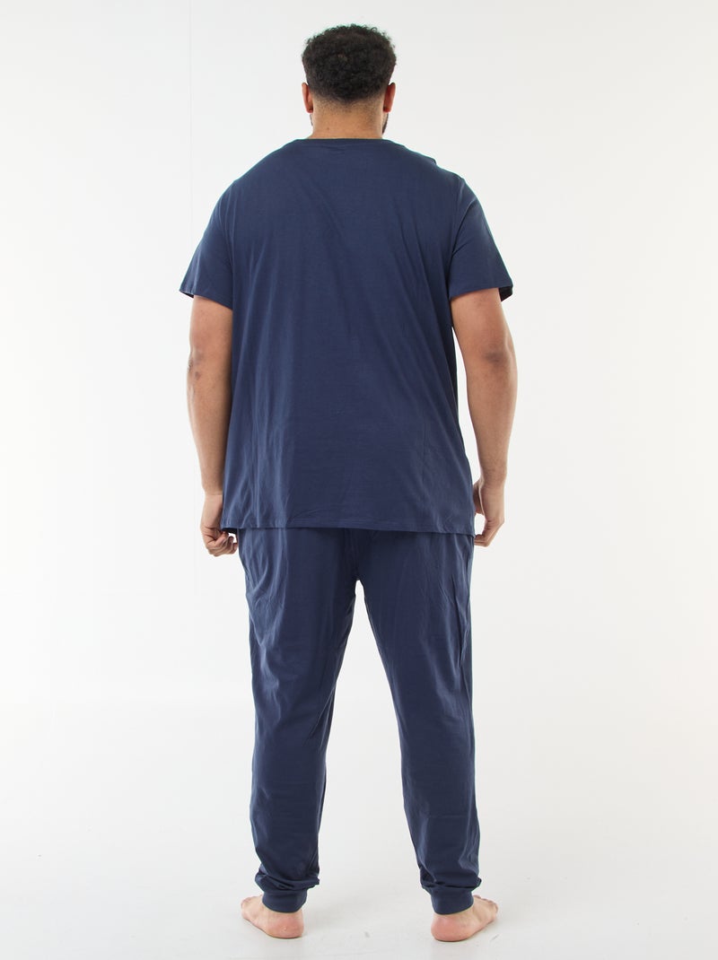 Lange pyjama met print 'Star Wars' - 2-delig Blauw - Kiabi