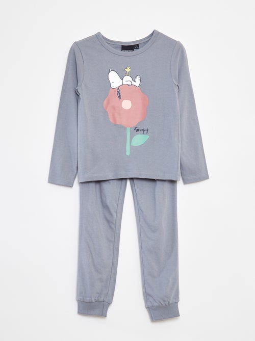 Lange pyjama met 'Snoopy'-print - 2-delig - Kiabi