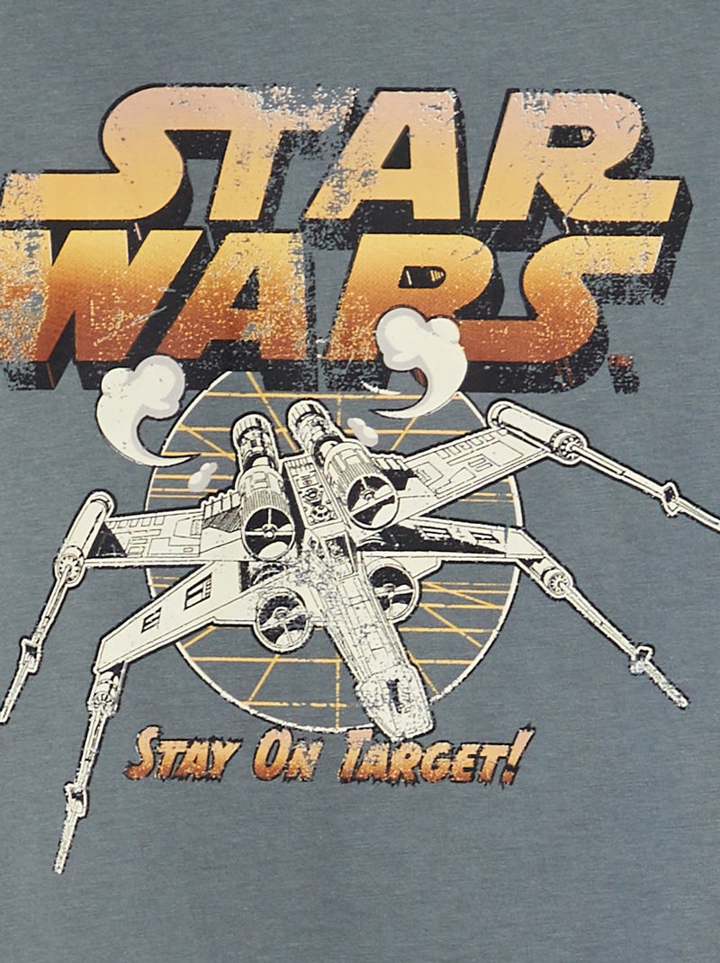 Lange pyjama met 'Star Wars'-print GROEN - Kiabi
