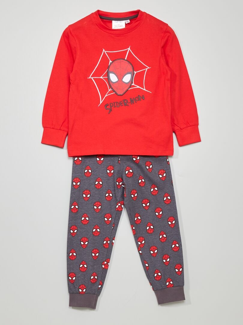 Lange Pyjama Spider Man Rood Kiabi 16 00€