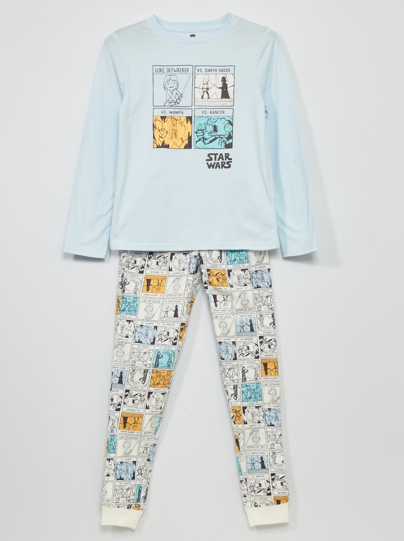 Lange pyjama 'Star Wars' - 2-delig WIT - Kiabi