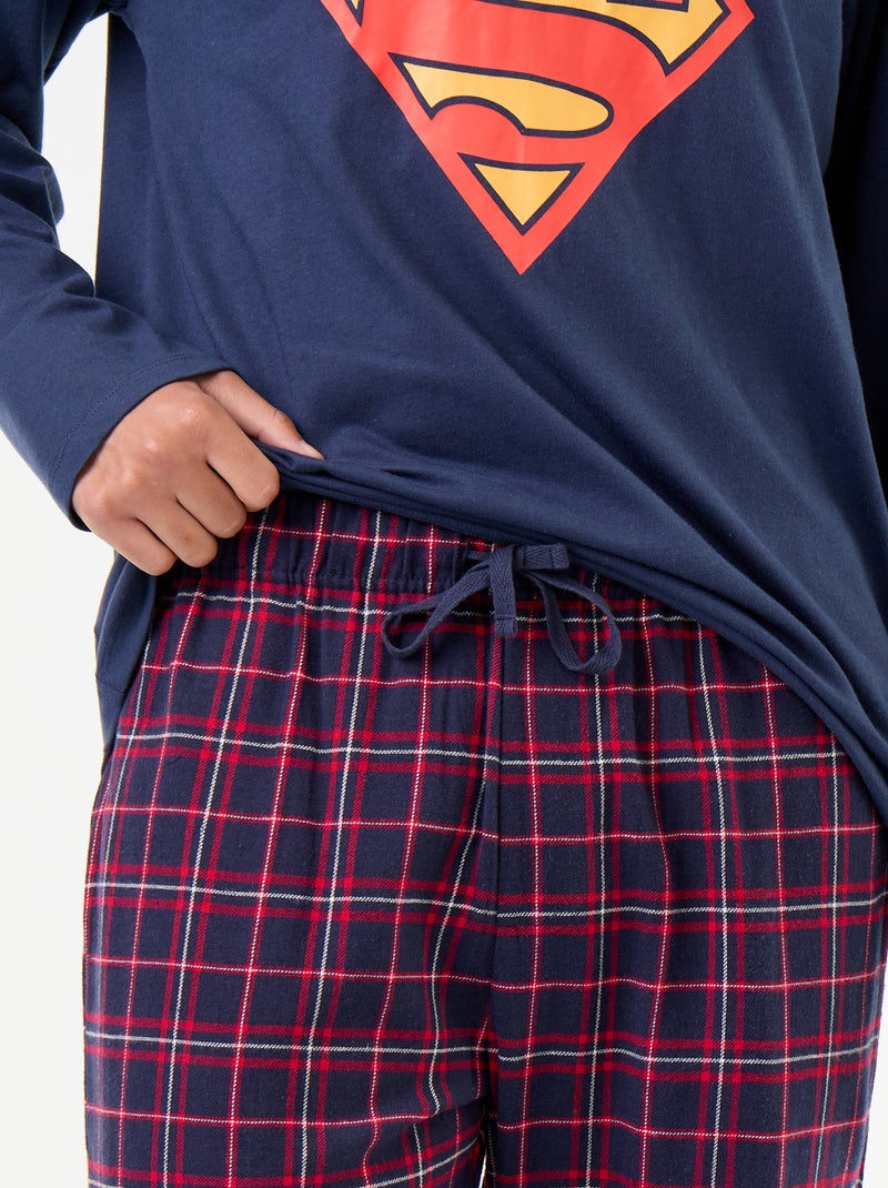 Lange pyjama 'Superman' 'DC Comics' - 2-delig Blauw - Kiabi