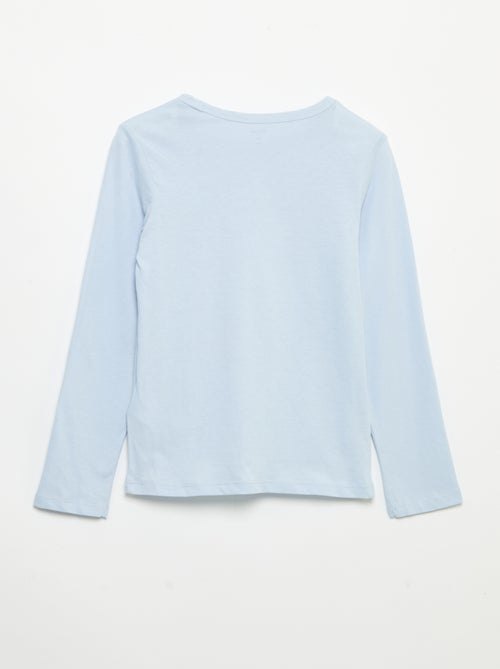 Lange pyjama van katoenen jerseytricot - 2-delig - Kiabi