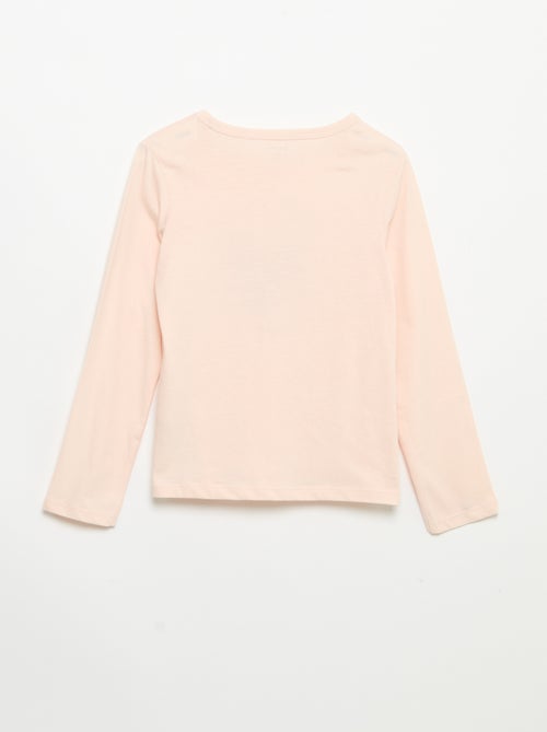 Lange pyjama van katoenen jerseytricot - 2-delig - Kiabi