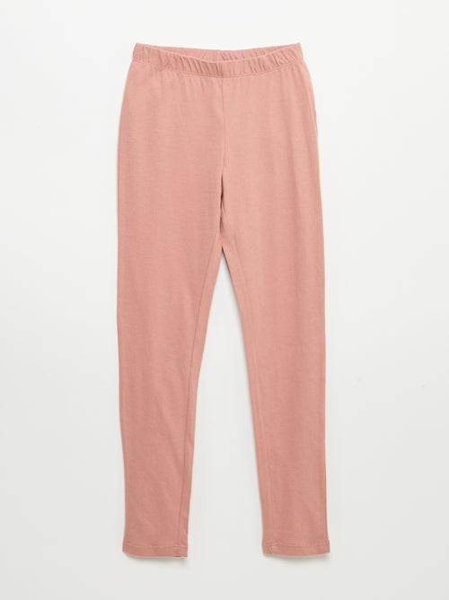 Lange pyjama van katoenen jerseytricot - 2-delig - Kiabi