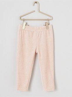 Lange pyjama van velours - Kiabi