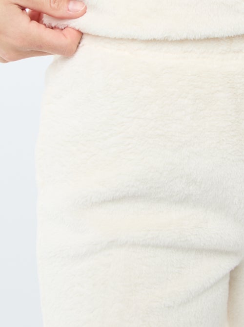 Lange pyjama van zachte tricot 2-delig - Kiabi