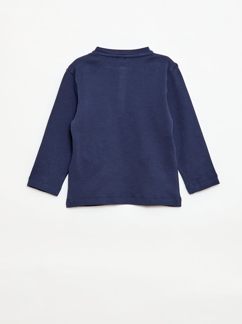 Lange pyjamaset - 2-delig Blauw - Kiabi