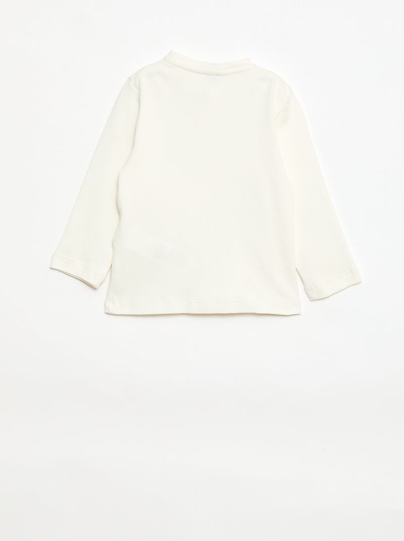 Lange pyjamaset - 2-delig Blauw - Kiabi