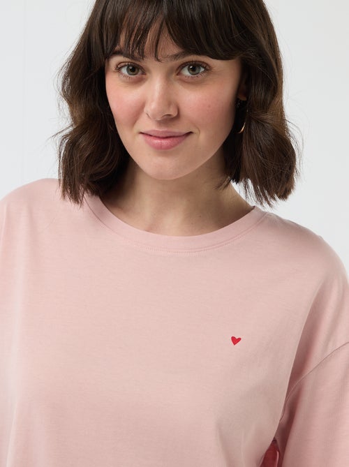 Lange pyjamaset - 2-delig - Kiabi