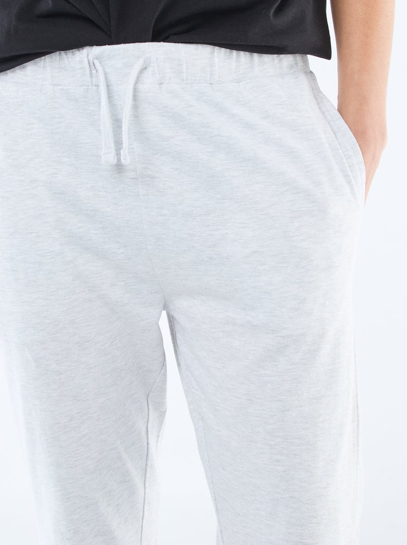 Lange pyjamaset 'Ford' - 2-delig Grijs - Kiabi