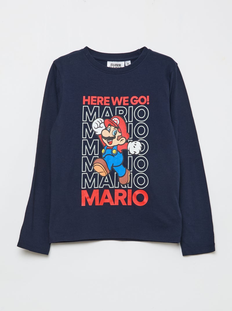 Lange pyjamaset 'Mario' - 2-delig Biege - Kiabi