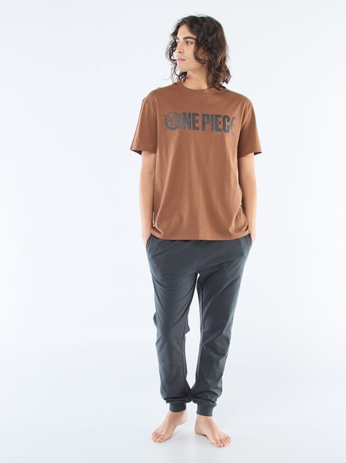 Lange pyjamaset 'One piece' - 2-delig - Kiabi