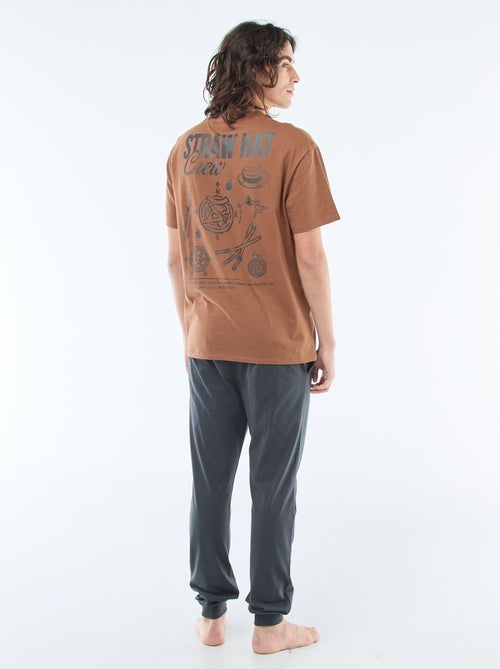 Lange pyjamaset 'One piece' - 2-delig - Kiabi