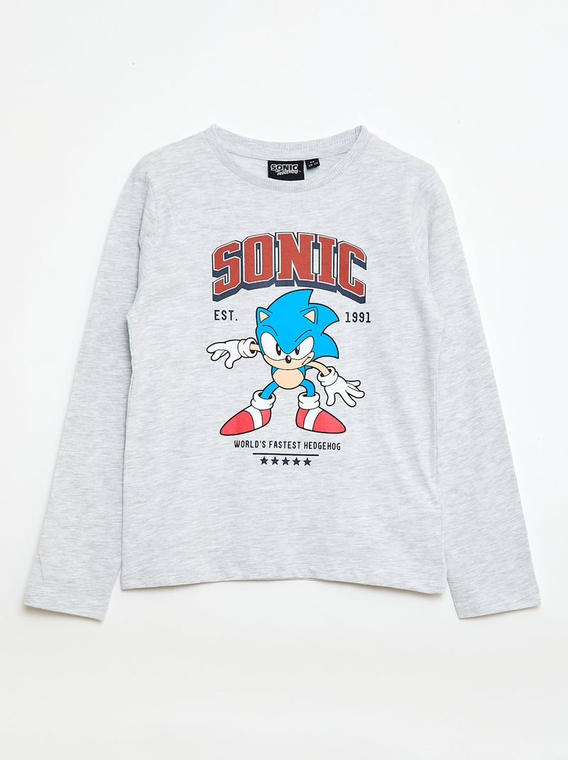Lange pyjamaset 'Sonic' - 2-delig Blauw - Kiabi