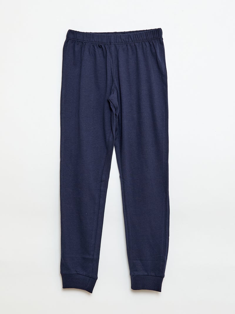 Lange pyjamaset 'Sonic' - 2-delig Blauw - Kiabi