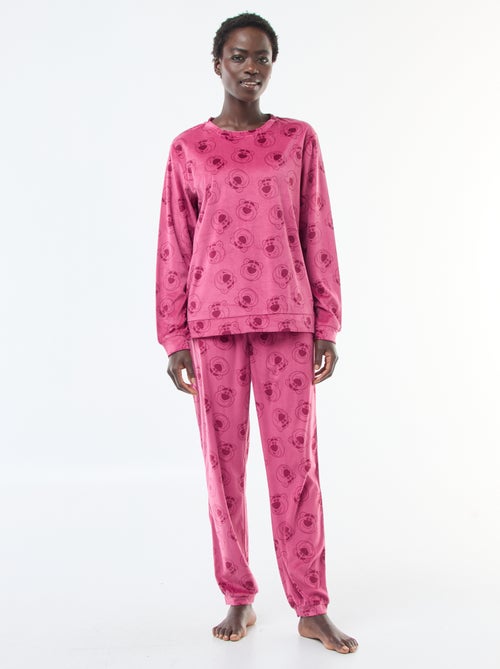 Lange pyjamaset van velours 'Stitch' 'Disney' - 2-delig - Kiabi Lange pyjamaset van velours 'Stitch' 'Disney' - 2-delig - Kiabi