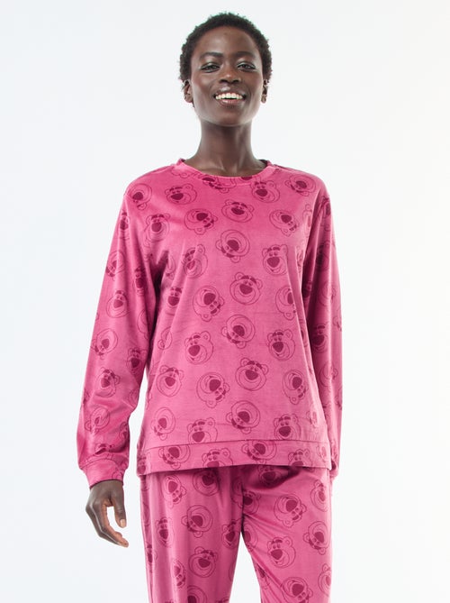 Lange pyjamaset van velours 'Stitch' 'Disney' - 2-delig - Kiabi Lange pyjamaset van velours 'Stitch' 'Disney' - 2-delig - Kiabi