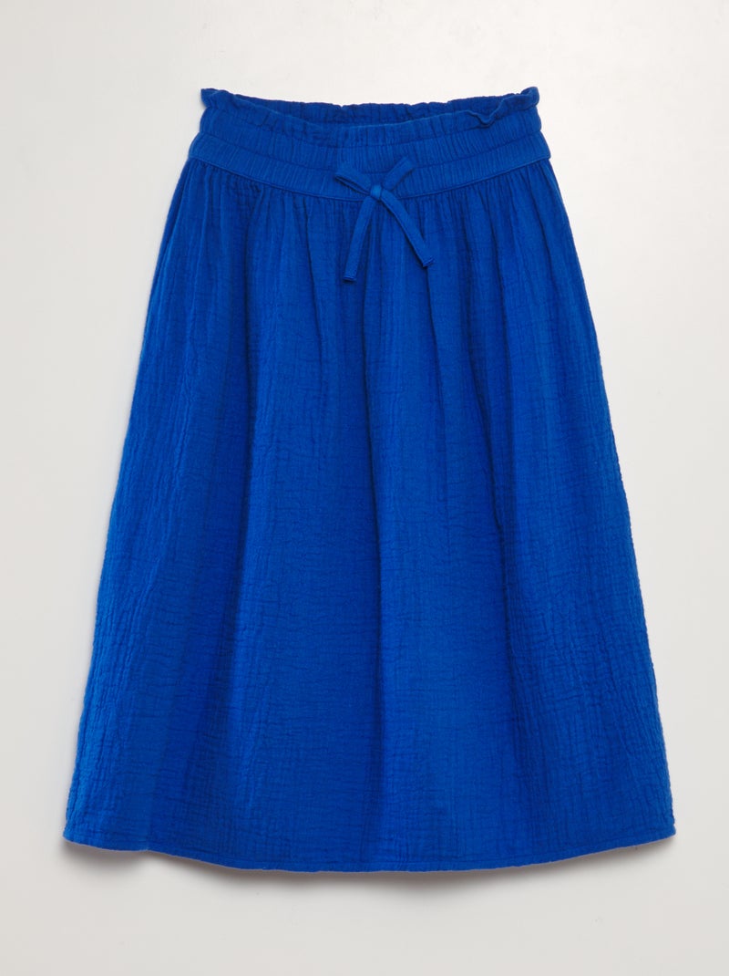 Lange rok BLAUW - Kiabi