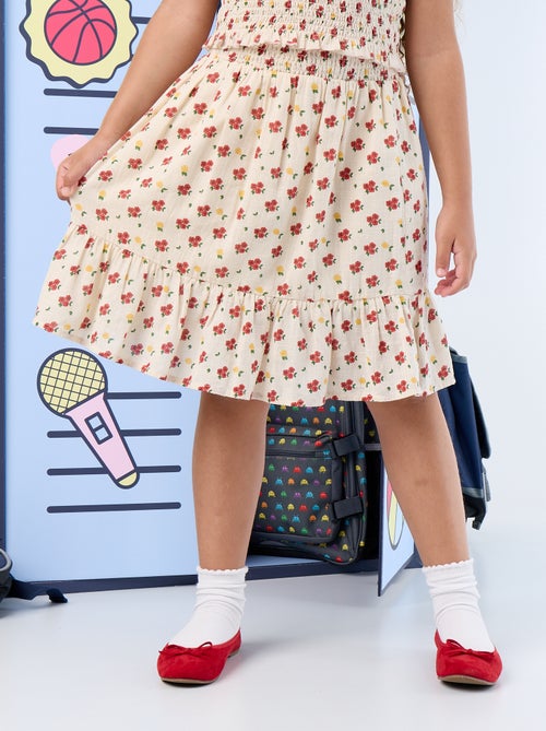 Lange rok tot op de knie - Kiabi