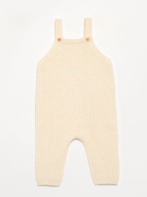 Lange salopette van tricot - Kiabi