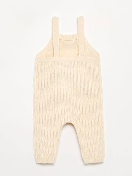 Lange salopette van tricot - Kiabi