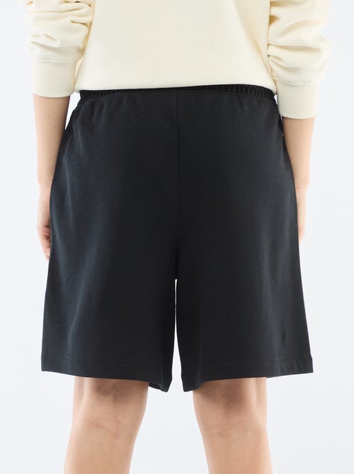Lange short van french terry - Kiabi