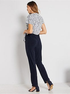 Lange soepele jumpsuit - Kiabi