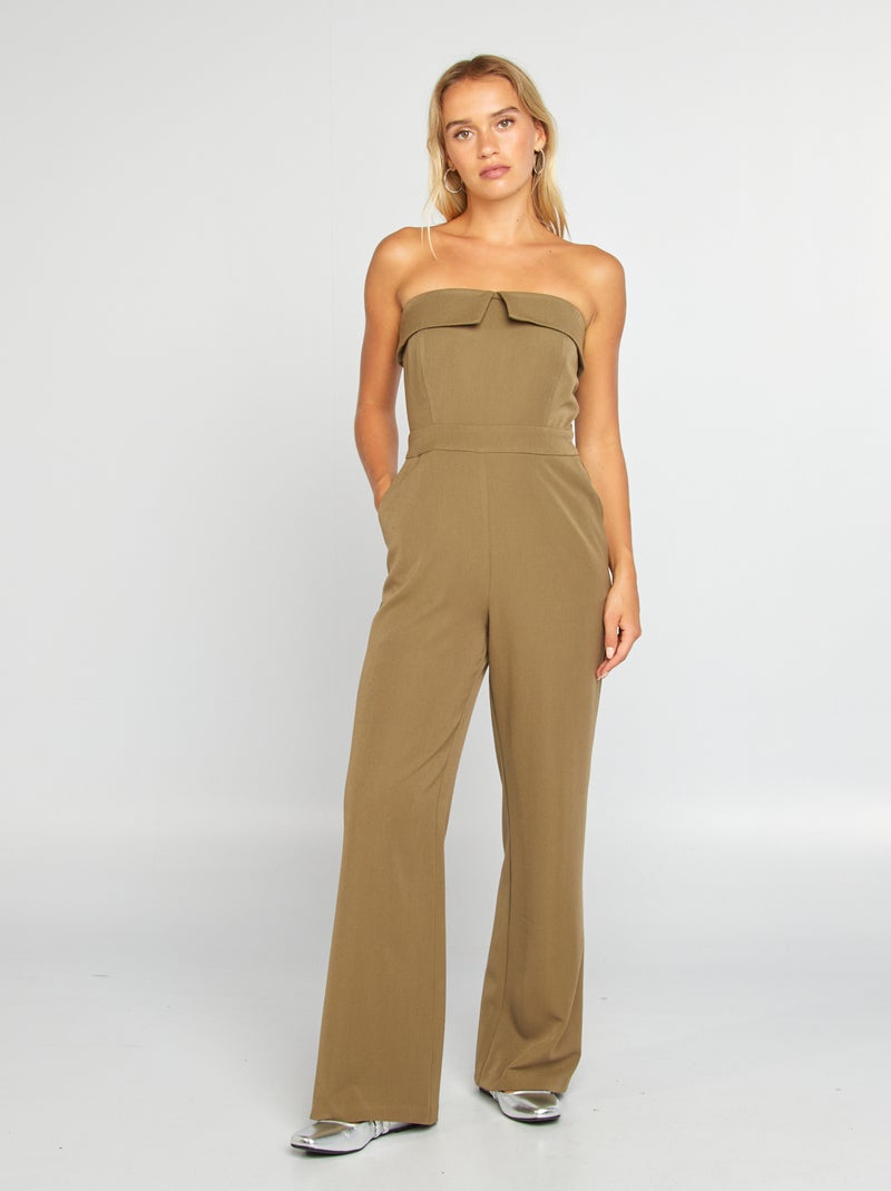 Lange strapless jumpsuit BRUIN - Kiabi