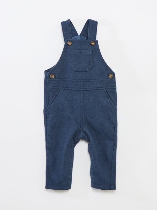 Lange tuinbroek van twill met borstzak - Kiabi