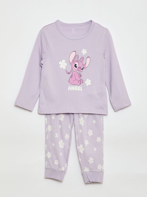 Lange, tweedelige Disney-pyjama met Stitch-print - 2-delig - Kiabi