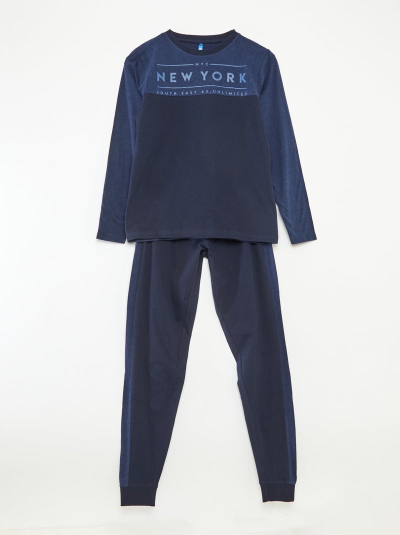 Comfyouth jongens lange mouw tweedelige pyjama met 2 zakken, winter kinder pyjama set, langarm shirt en geruite broek met trekkoord voor jongens 6-16 jaar, zwart rood, 8-10 Jaar