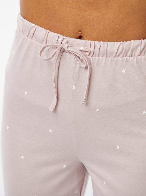 Lange, tweedelige pyjama - 2-delig - Kiabi