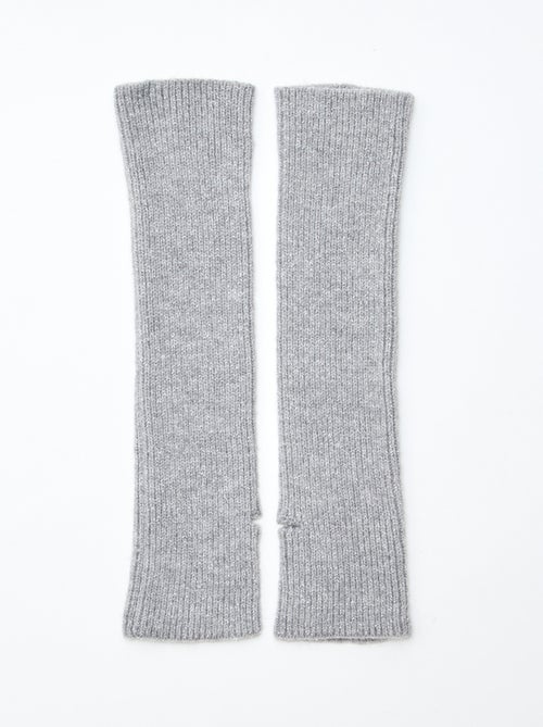 Lange vingerloze handschoenen van glanzende stof - Kiabi