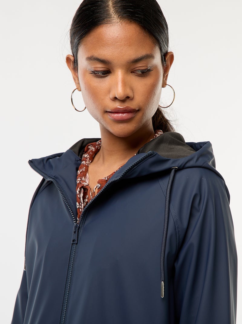 OXMO OXTamila dames overgangsjas parka lange jas met capuchon, Roze (190509), S