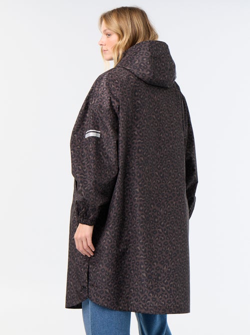 Lange waterafstotende parka met capuchon - Kiabi